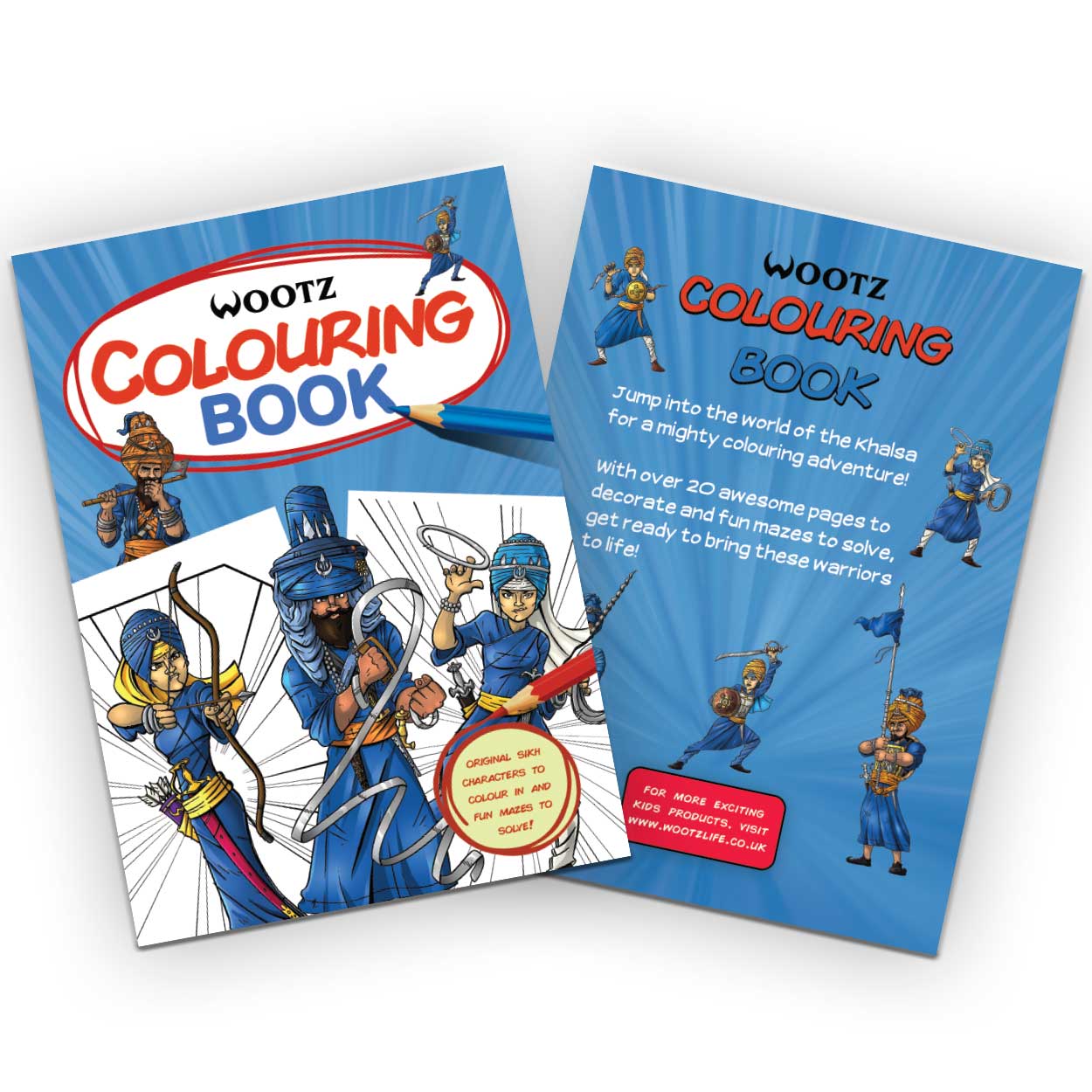 Wootz Colouring Book