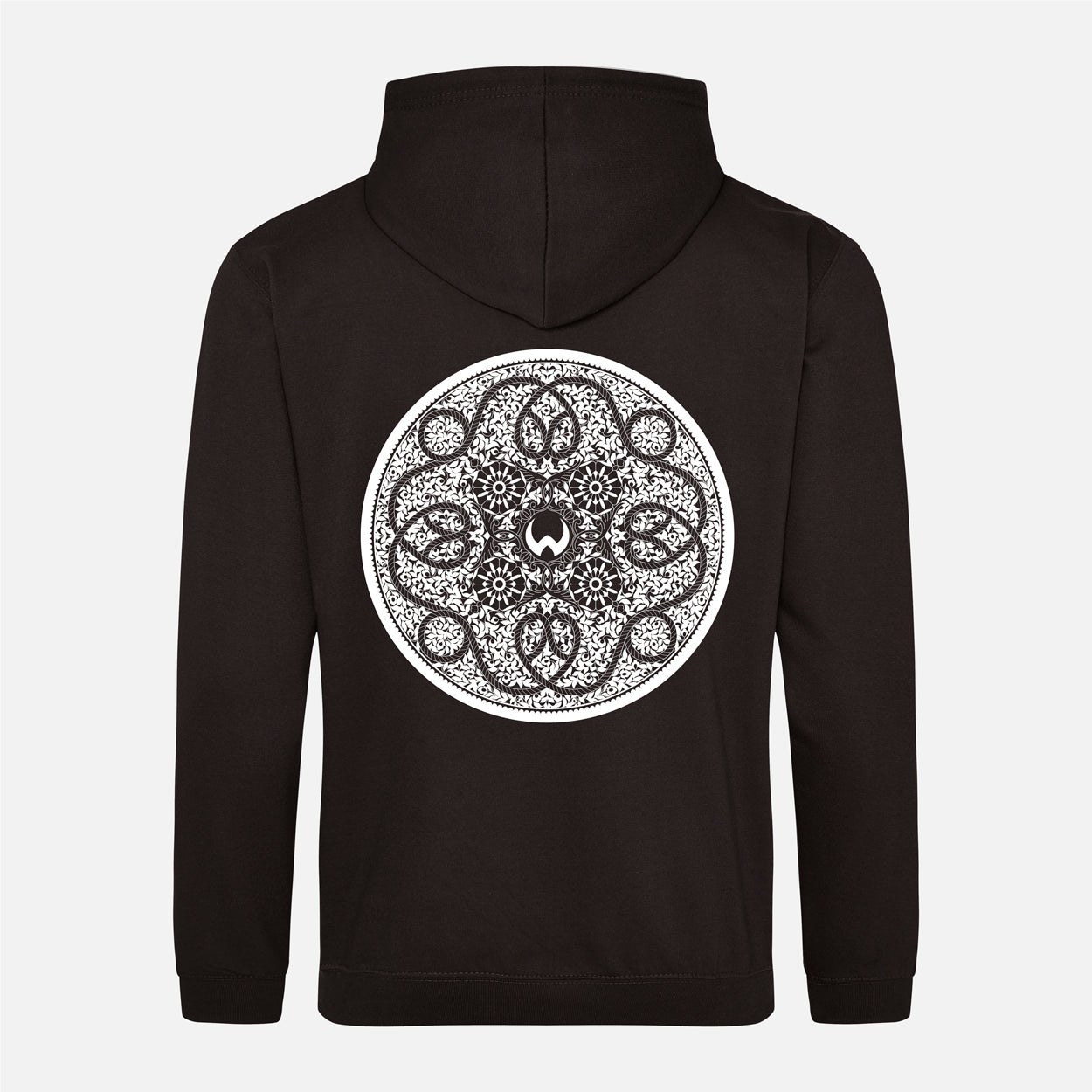 Shield Mk2 White Print Hoodie