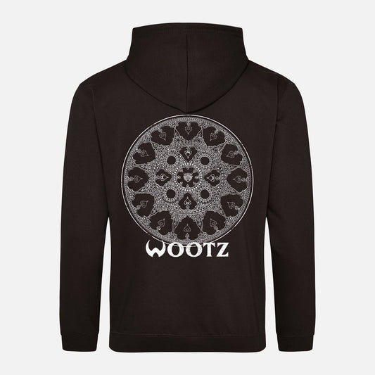 Shield Mk3 White Print Hoodie