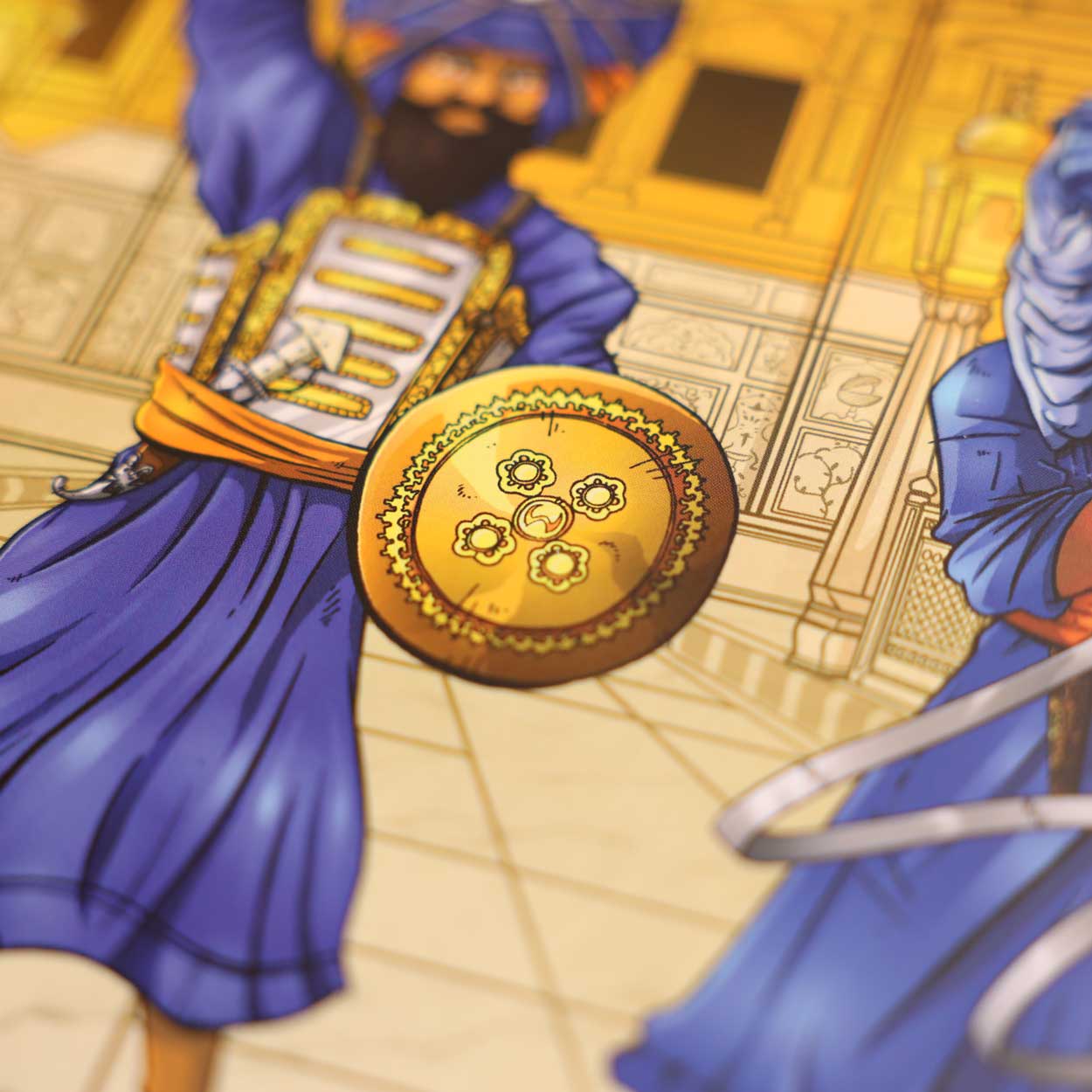 Darbar Sahib (Golden Temple) A3 Comic Art Poster