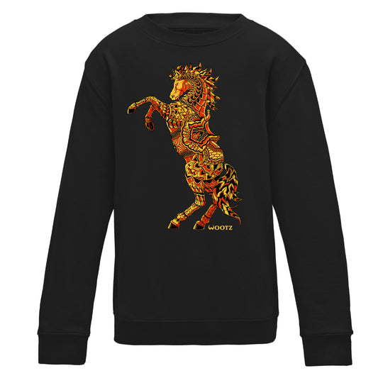 Horse Mk2 Kids Crewneck