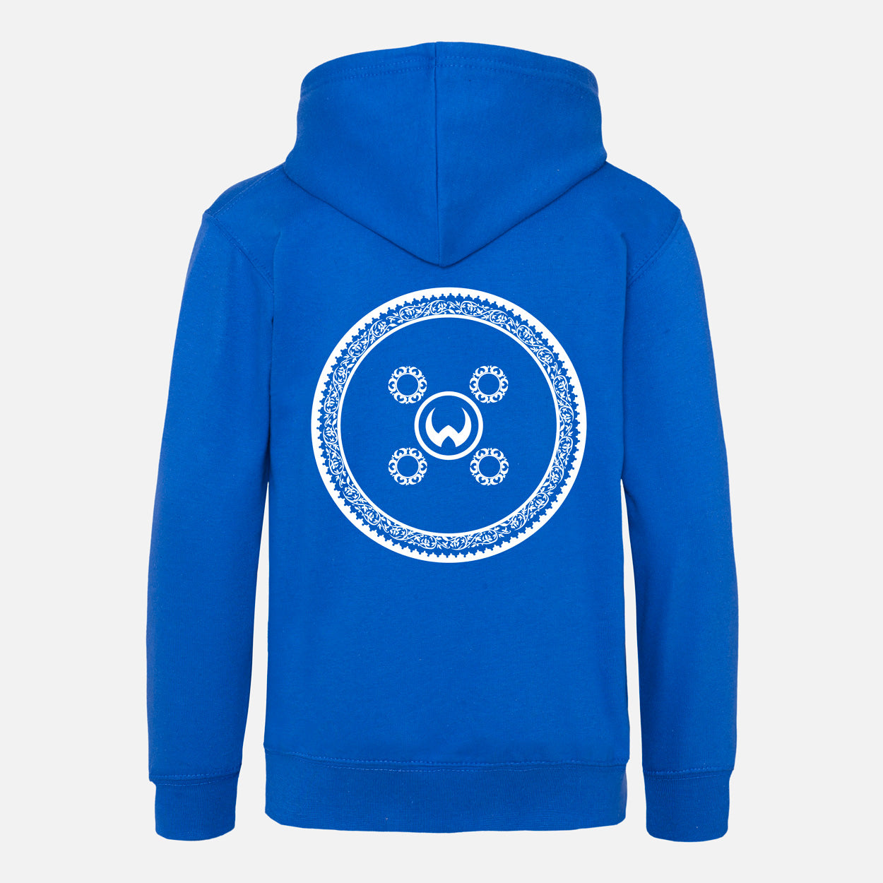 Shield MK1 White Print Kids Hoodie