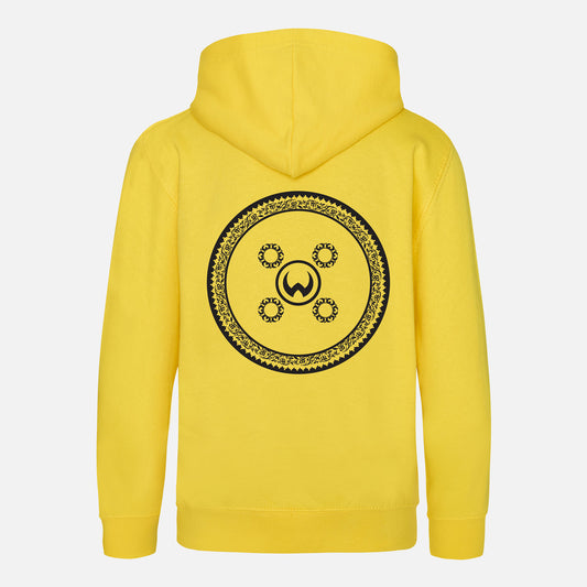 Shield MK1 Black Print Kids Hoodie