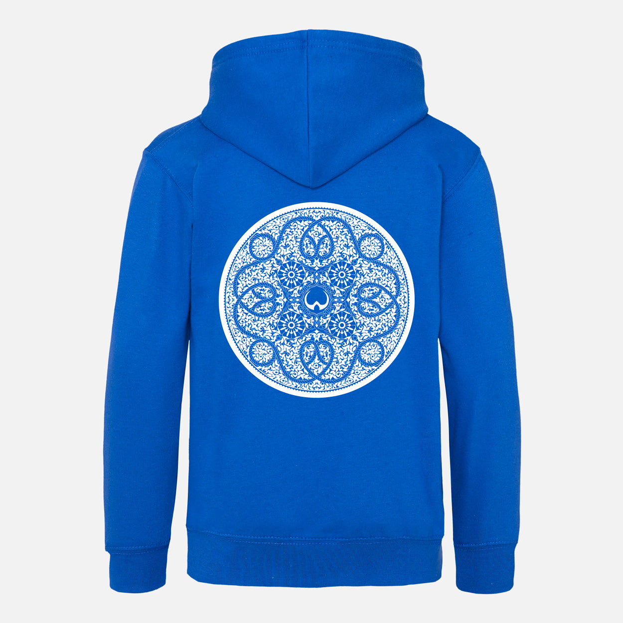 Shield MK2 White Print Kids Hoodie