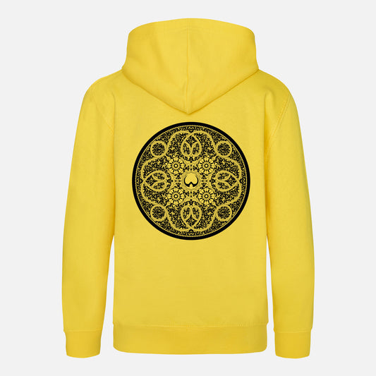 Shield MK2 Black Print Kids Hoodie