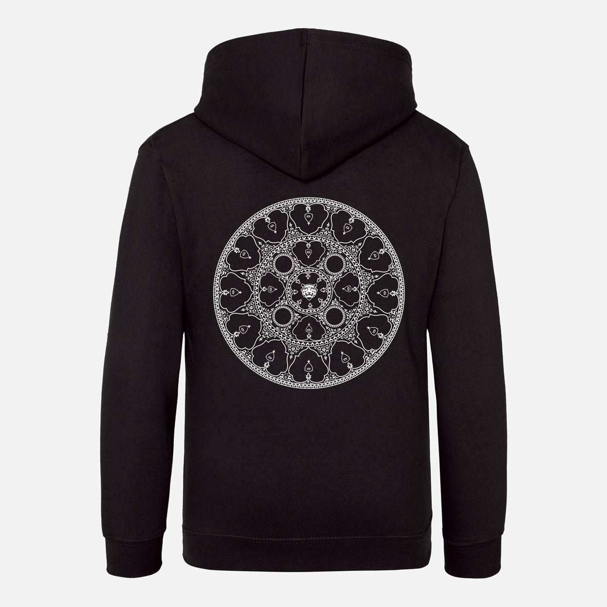 Shield MK White Print Kids Hoodie