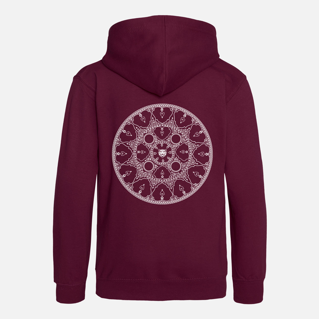 Shield MK White Print Kids Hoodie
