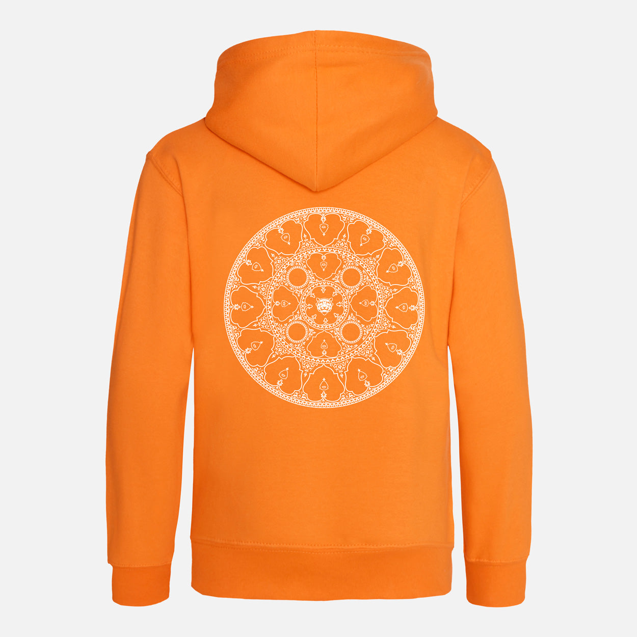 Shield MK White Print Kids Hoodie