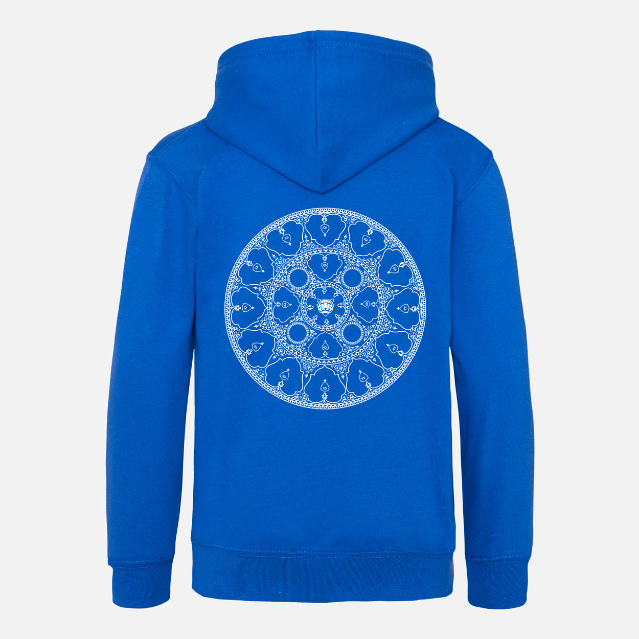 Shield MK White Print Kids Hoodie