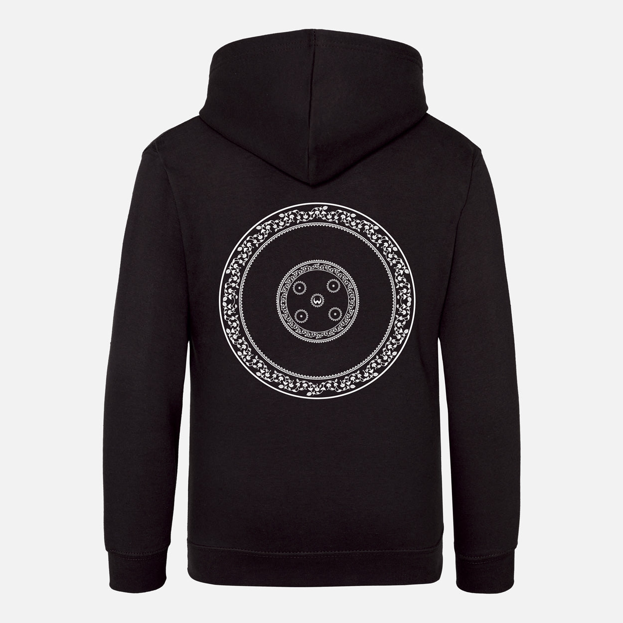 Shield MK4 White Print Kids Hoodie