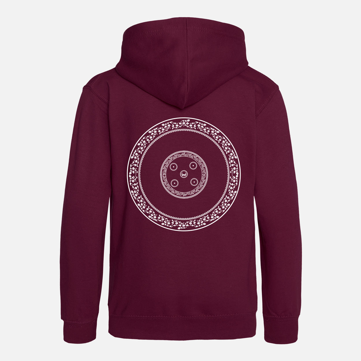 Shield MK4 White Print Kids Hoodie
