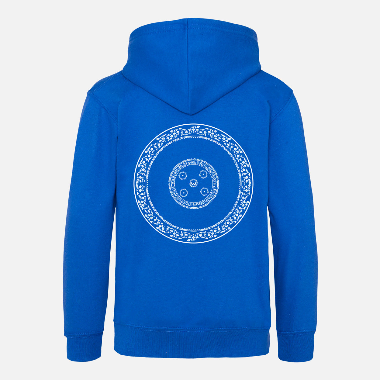 Shield MK4 White Print Kids Hoodie