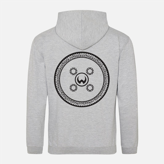 Shield MK1 Black Print Zip Hoodie
